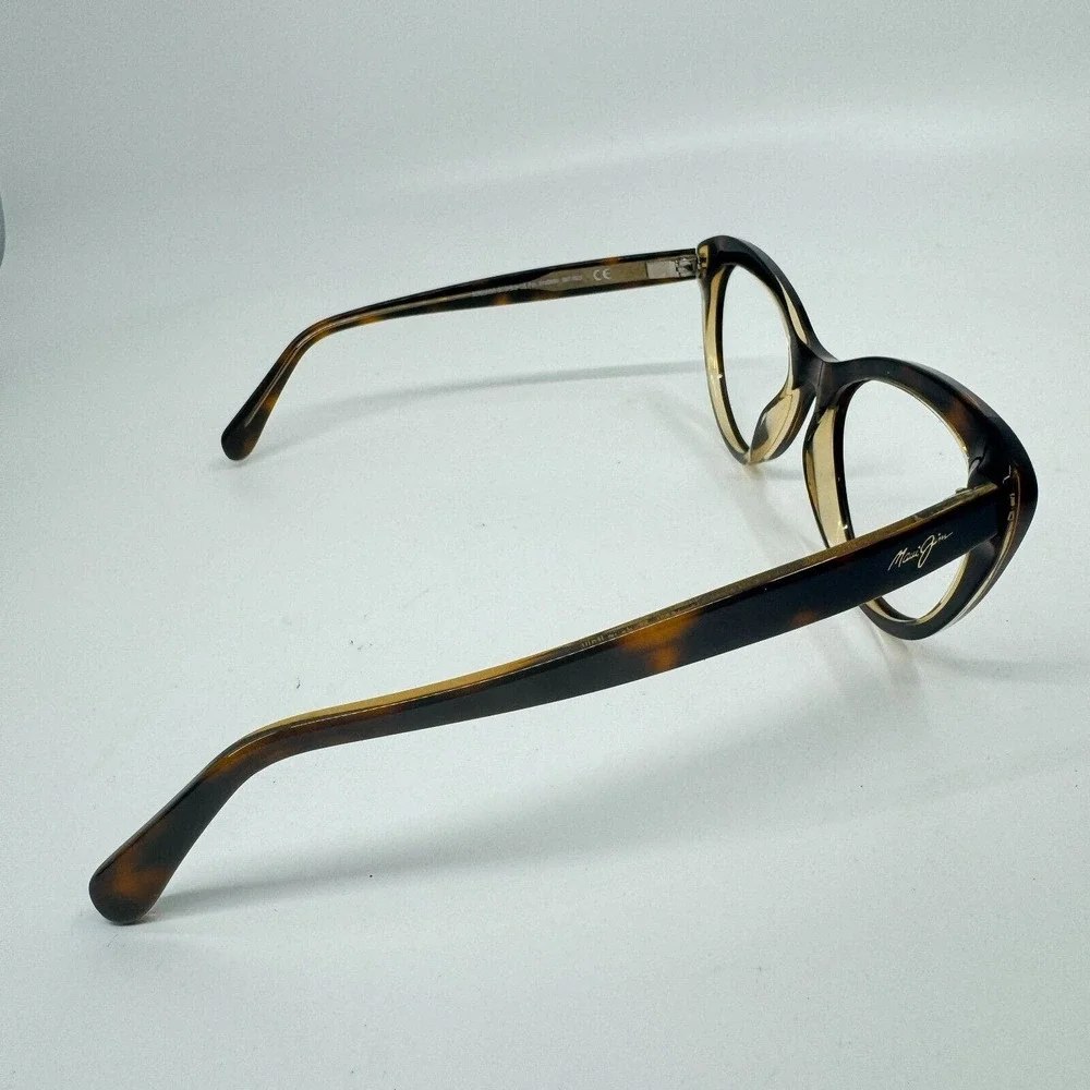 Maui Jim Kalani Sunglasses MJ818-10N‎ Tortoise Cat Eye Frames Only 54-19 H11286